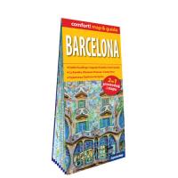 Barcelona laminowany map&guide 2w1: przewodnik i mapa. Autor: Rogala Larysa. SmakLiter.pl Okładka książki Barcelona laminowany map&guide 2w1: przewodnik i mapa