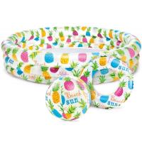 Opakowanie Basen tropikalny z piłką i kołem 132x28cm