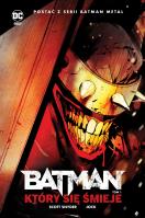Batman, który się śmieje T.1. Autor: Snyder Scott, James Tynion IV, Risso Eduardo, Joc. SmakLiter.pl Okładka książki Batman, który się śmieje T.1
