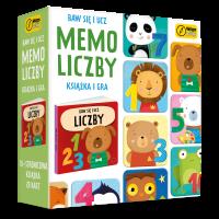 Baw się i ucz Memo Liczby Gra i książka. Wydawca: Wilga Play. SmakLiter.pl Opakowanie Baw się i ucz Memo Liczby Gra i książka