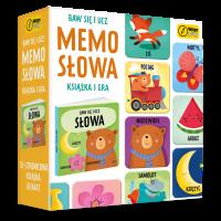 Baw się i ucz Memo Słowa Gra i książka. Wydawca: Wilga Play. SmakLiter.pl Opakowanie Baw się i ucz Memo Słowa Gra i książka