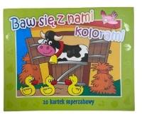 Baw się z nami kolorami. Wydawca: O-press. SmakLiter.pl Opakowanie Baw się z nami kolorami