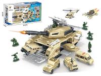 Opakowanie Baza wojskowa w czołgu pojazdy żołnierze