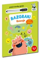 Bazgraki. Emocje. Kapitan Nauka 3-6 lat. Autor: Monika Sobkowiak. SmakLiter.pl Okładka książki Bazgraki. Emocje. Kapitan Nauka 3-6 lat
