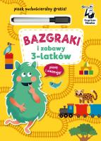 Bazgraki i zabawy 3-latków. Autor: Szumska Katarzyna. SmakLiter.pl Okładka książki Bazgraki i zabawy 3-latków