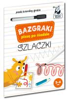 Bazgraki piszą po śladzie. Szlaczki. Kapitan Nauka 3-6 lat. Autor: Opracowanie zbiorowe. SmakLiter.pl Okładka książki Bazgraki piszą po śladzie. Szlaczki. Kapitan Nauka 3-6 lat
