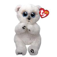 Opakowanie Beanie Bellies Wuzzy - biały niedźwiedź 15cm