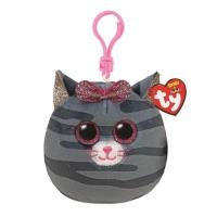 Opakowanie Beanie Boos Kiki - szary kot 8,5 cm brelok