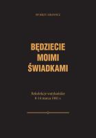 Będziecie moimi świadkami. Autor: Ablewicz Jerzy. SmakLiter.pl Okładka książki Będziecie moimi świadkami
