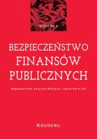 Bezpieczeństwo finansów publicznych w.2. Autor: Redo Magdalena, Katarzyna Wójtowicz. SmakLiter.pl Okładka książki Bezpieczeństwo finansów publicznych w.2