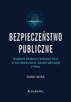 Bezpieczeństwo publiczne. Autor: Klaudia Skelnik. SmakLiter.pl Okładka książki Bezpieczeństwo publiczne