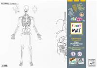 Opakowanie Biała mata Strigo Funny Mat Ciało 48x33.5 cm