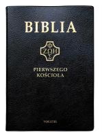 Okładka książki Biblia pierwszego Kościoła pvc czarna