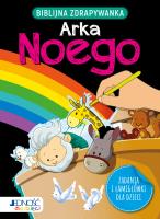 Biblijna zdrapywanka. Arka Noego. Autor: Jacob Vium-Olesen. SmakLiter.pl Okładka książki Biblijna zdrapywanka. Arka Noego