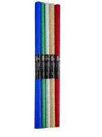 Opakowanie Bibuła marszczona aluminiowa 25x50 mix 5 mini rolek