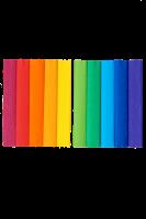 Opakowanie BIBUŁA MARSZCZONA TOP 2000 CREATINIO 25X200 MAŁY MIX TĘCZOWY KOMPLET 10 SZTUK