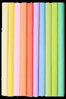 Opakowanie BIBUŁA MARSZCZONA TOP 2000 CREATINIO 50X200 MIX PASTELOWY: kremowy, żołty, róż, brzoskwinia, łosoś, lilia, błękit, pistacja, limonka, mięta KOMPLET 10 SZTUK