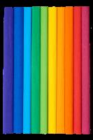 Opakowanie BIBUŁA MARSZCZONA TOP 2000 CREATINIO 50X200 MIX TĘCZOWY: bordowy, czerwony, c.pomarańcz, j.pomarańcz, żółty, j.zielony, zielony, turkusowy, niebieski, fiolet KOMPLET 10 SZTUK