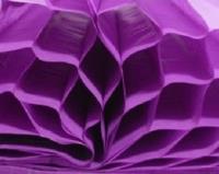 Opakowanie Bibuła przestrzenna fioletowa 23x33cm