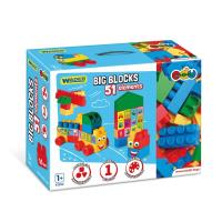 Big Blocks klocki 51el. Wydawca: Wader. SmakLiter.pl Opakowanie Big Blocks klocki 51el