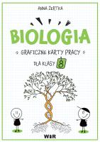 Okładka książki Biologia. Graficzne karty pracy dla klasy 8