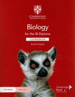 Okładka książki Biology for the IB Diploma Coursebook