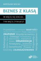 Biznes z klasą. Autor: Mirosław Wolski. SmakLiter.pl Okładka książki Biznes z klasą