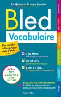 Bled Vocabulaire. Autor: Daniel Berlion, R. Bourcereau-Lequeux, Anne-Laure. SmakLiter.pl Okładka książki Bled Vocabulaire