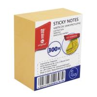 Bloczek samoprzylepny 40x50mm 300K żółty MemoBe. Wydawca: MemoBe. SmakLiter.pl Opakowanie Bloczek samoprzylepny 40x50mm 300K żółty MemoBe