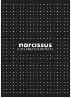 Blok A4 w kropki, czarny, klejony z góry 60 kartek. Wydawca: Narcissus. SmakLiter.pl Opakowanie Blok A4 w kropki, czarny, klejony z góry 60 kartek