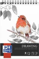 Blok artystyczny rysunkowy A4/50K 160g spirala. Wydawca: Oxford. SmakLiter.pl Opakowanie Blok artystyczny rysunkowy A4/50K 160g spirala