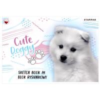 Opakowanie Blok rysunkowy A4/20K biały Cute Doggy (20szt)