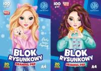 Opakowanie Blok rysunkowy A4/20K Emi&Sofi (10szt) ASTRA