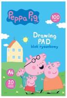 Opakowanie Blok rysunkowy A4/20K Peppa Pig (10szt) ASTRA