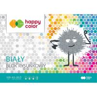 Opakowanie Blok rysunkowy biały A3 100g Happy Color pakiet 10sztuk