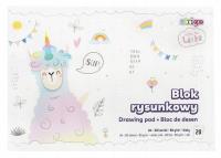 Opakowanie Blok rysunkowy biały Lenka A4/20K (10szt) STRIGO