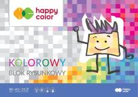 Opakowanie Blok rysunkowy kolorowy A3 80g Happy Color pakiet 10sztuk