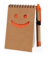 Opakowanie Blok spirala Eco Smile z długopisem