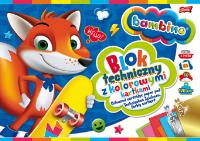 Opakowanie Blok techniczny A3 10k z kolorowymi kartkami (złota i srebrna kartka) BAMBINO pakiet 10 sztuk