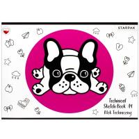 Opakowanie Blok techniczny A4/10K biały Minisy (20szt)