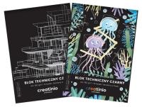 Blok techniczny czarny A4/10K Creatino (10szt). Wydawca: Top 2000. SmakLiter.pl Opakowanie Blok techniczny czarny A4/10K Creatino (10szt)