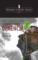 Blok zadań dla osób zagrożonych demencją. Autor: Małgorzata Modrak. SmakLiter.pl Okładka książki Blok zadań dla osób zagrożonych demencją