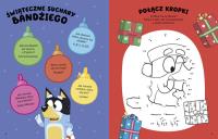 Bluey. Hura, idą święta! Zabawy i zadani.... Autor: Opracowanie zbiorowe. SmakLiter.pl Okładka książki Bluey. Hura, idą święta! Zabawy i zadani...
