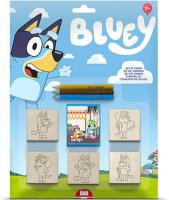 Bluey - Pieczątki 5szt. Wydawca: Multiprint. SmakLiter.pl Opakowanie Bluey - Pieczątki 5szt