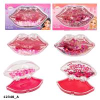 Opakowanie Błyszczyk w etui w kształcie ust Top Model 2 wzory BEAUTY&ME 12348A