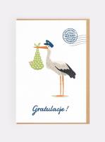 Opakowanie Bocian kartka