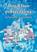 Okładka książki Bogactwo polszczyzny w świetle jej historii T.7