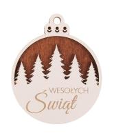 Opakowanie Bombka drewniana Lux 3D