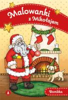 Okładka książki Bombka. Malowanki z Mikołajem