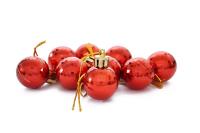 Opakowanie Bombki disco czerwone 9szt